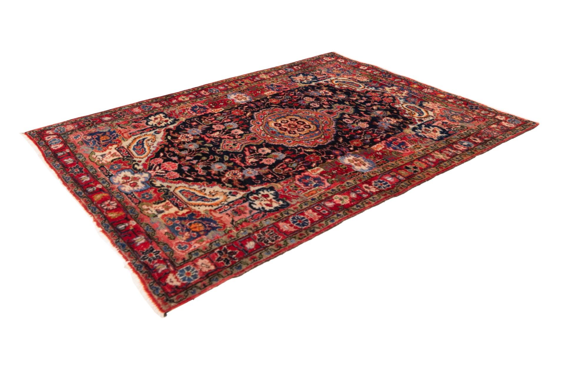 Tappeto persiano Hamadan - Un design accattivante con motivi sorprendenti