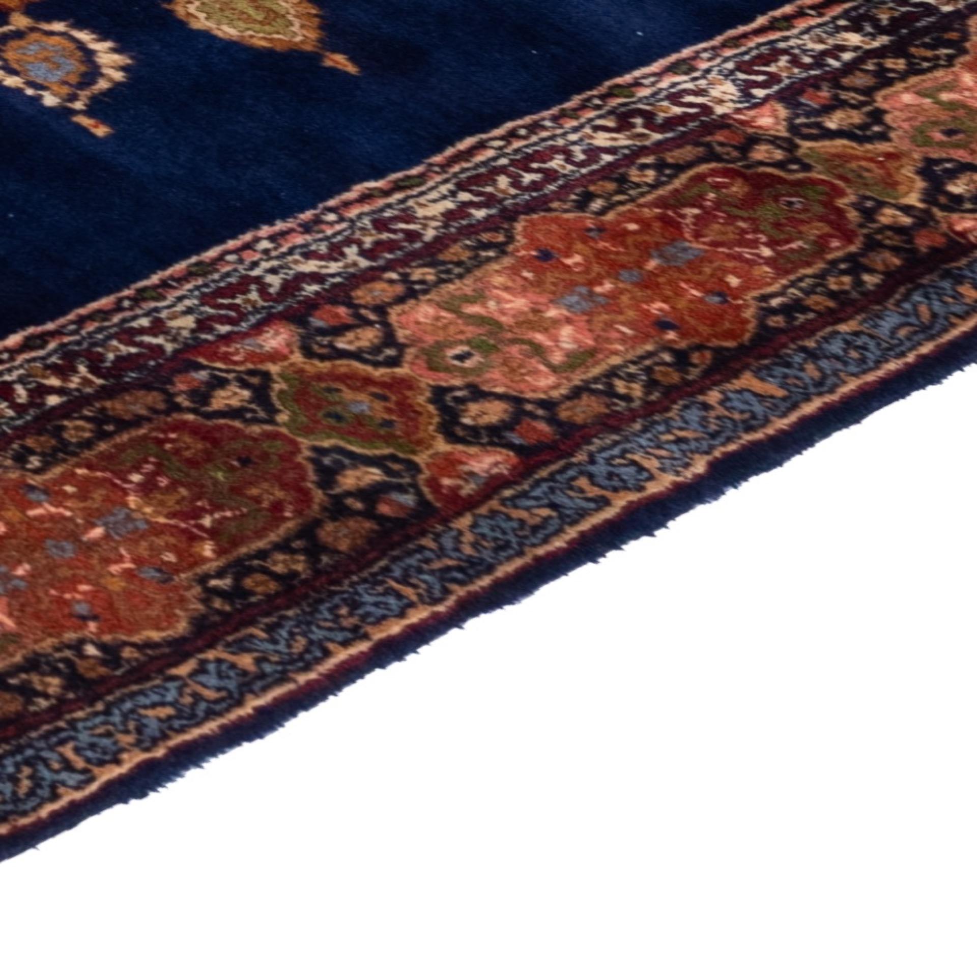 Tapis persan Keschan - Design Elegance avec motifs circulaires en vente 1