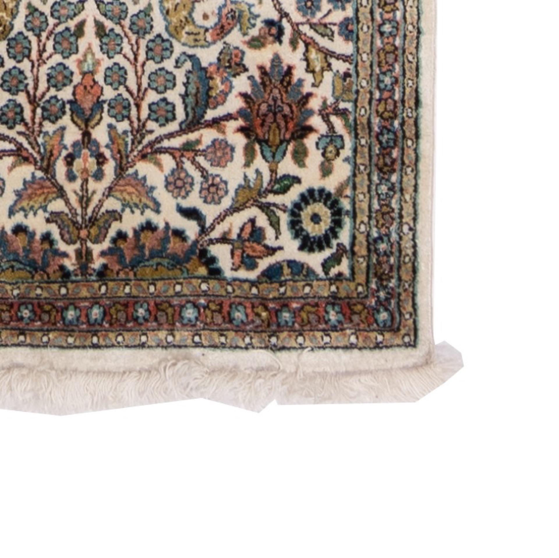 Kaschmir 3 Persian Runner – Sophisticated Design with Circular Patter - Abstract Mixed Media Art by Unknown