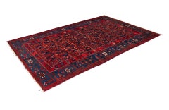 Tapis persan Malayer - Design/One avec motifs rouges