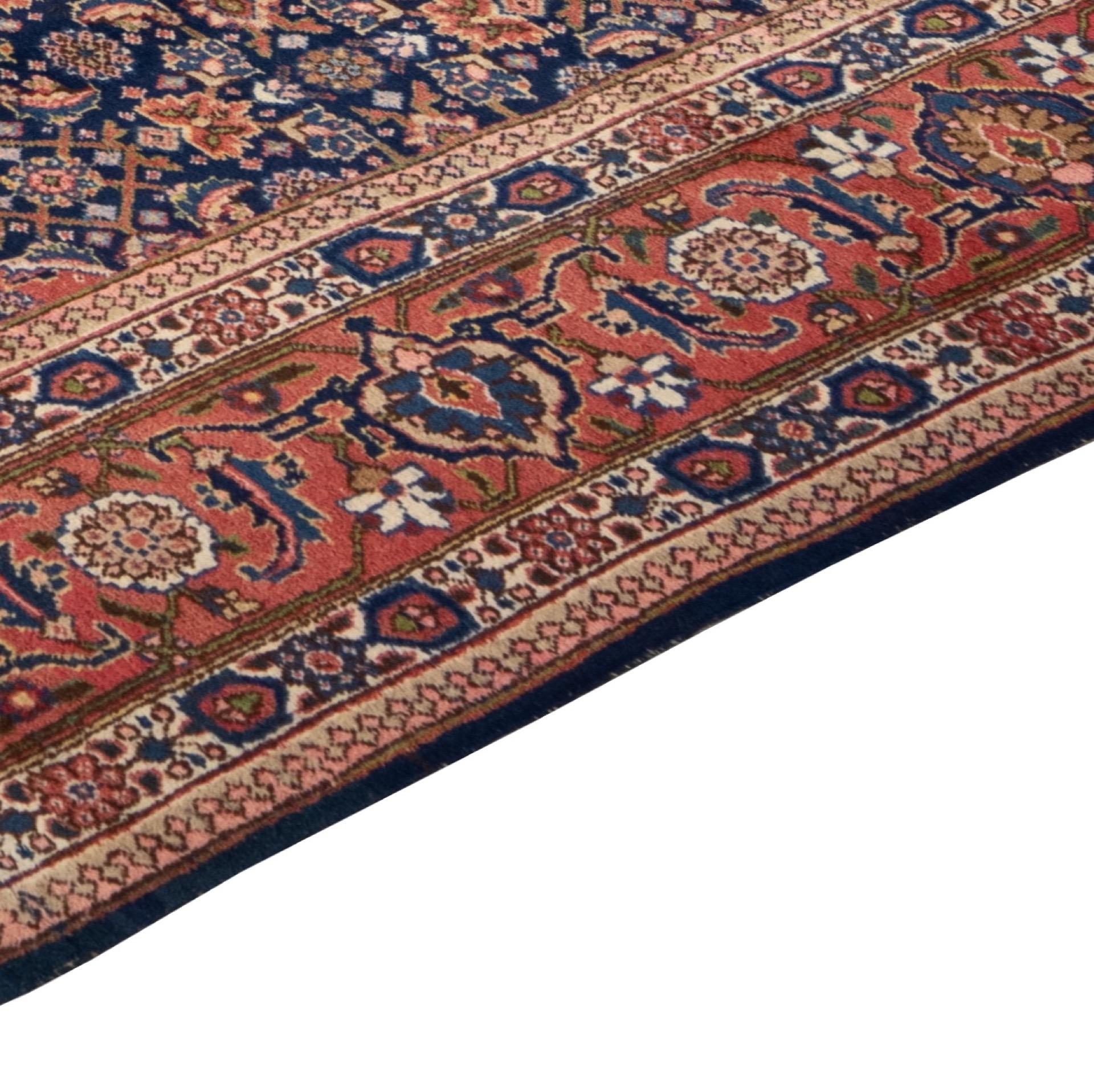 Bidjar 2 Persian Rug – Striking Design with large checkered Pattern - Abstract Art by Unknown