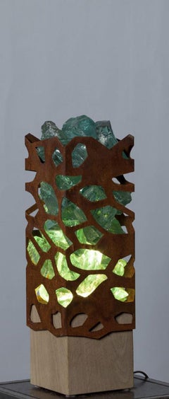 Lámpara de Interior - Naturaleza Lightgreen Z1 pequeña - Adorno Moderno de Exterior