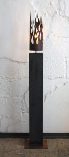 Flames - 145 cm - Ornement d'extérieur moderne unique - Stefan Traloc