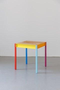 Modern Stool - Colorful, Simple, Playful - Clean, Compact Design