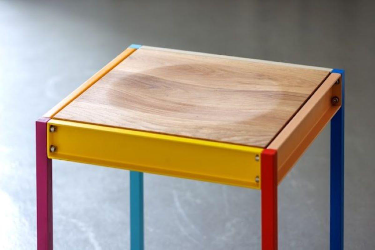 Modern Stool - Colorful, Simple, Playful - Clean, Compact Design For Sale 4