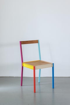 Modern Chair- Colorful, Simple, Playful - Clean, Compact Design