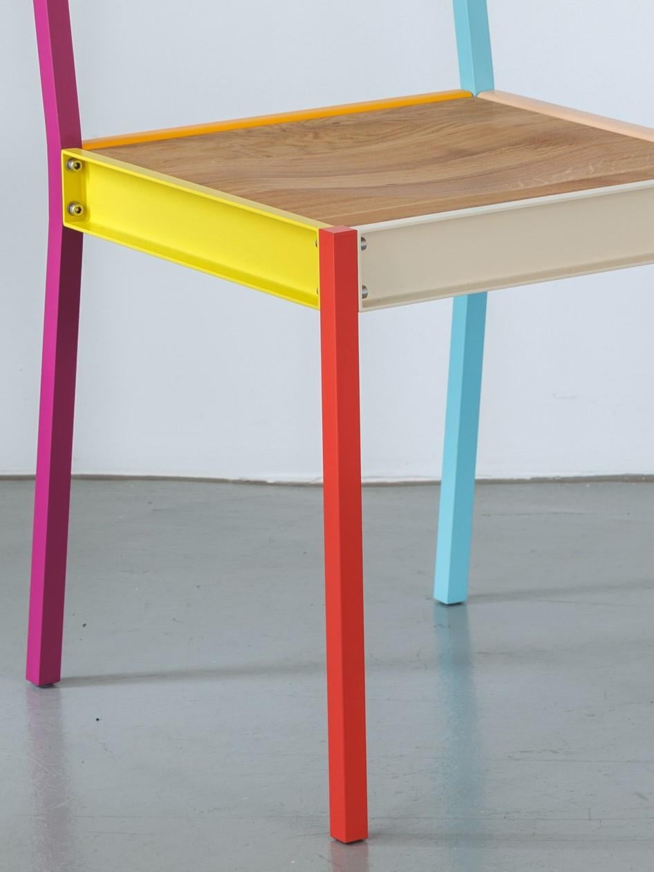 Modern Chair- Colorful, Simple, Playful - Clean, Compact Design For Sale 1