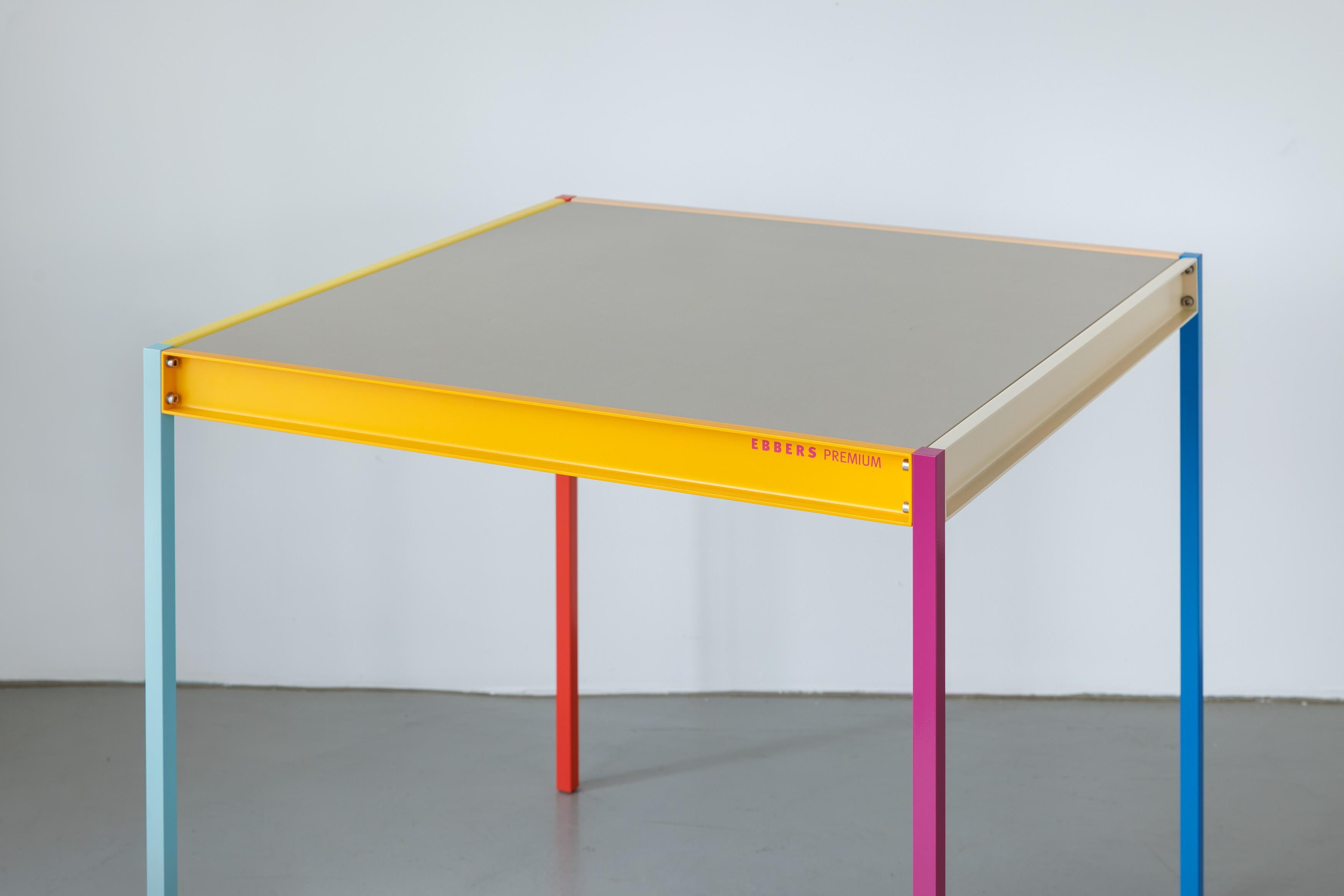 Modern Table - Colorful, Simple, Clean Design For Sale 5