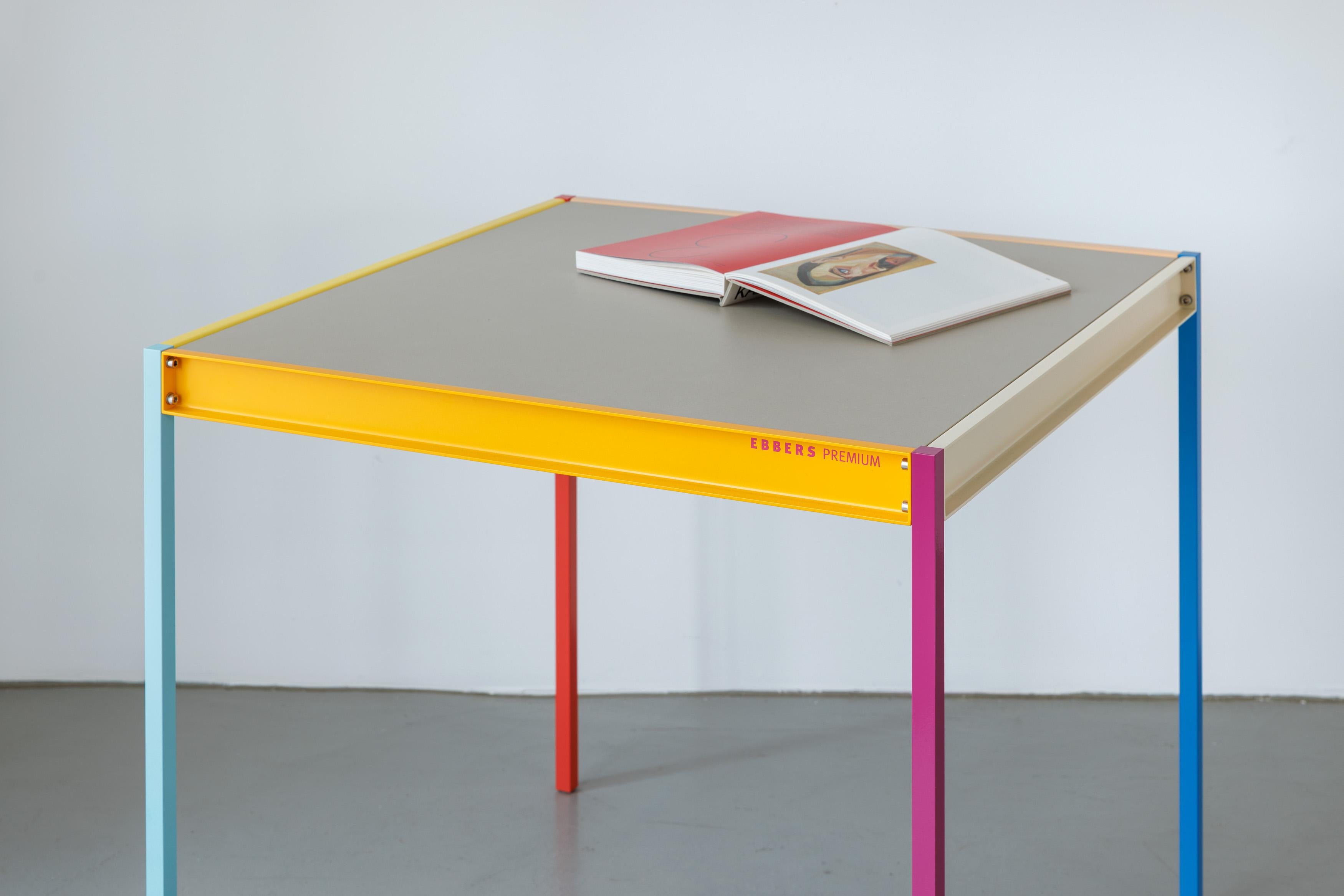 Modern Table - Colorful, Simple, Clean Design For Sale 4