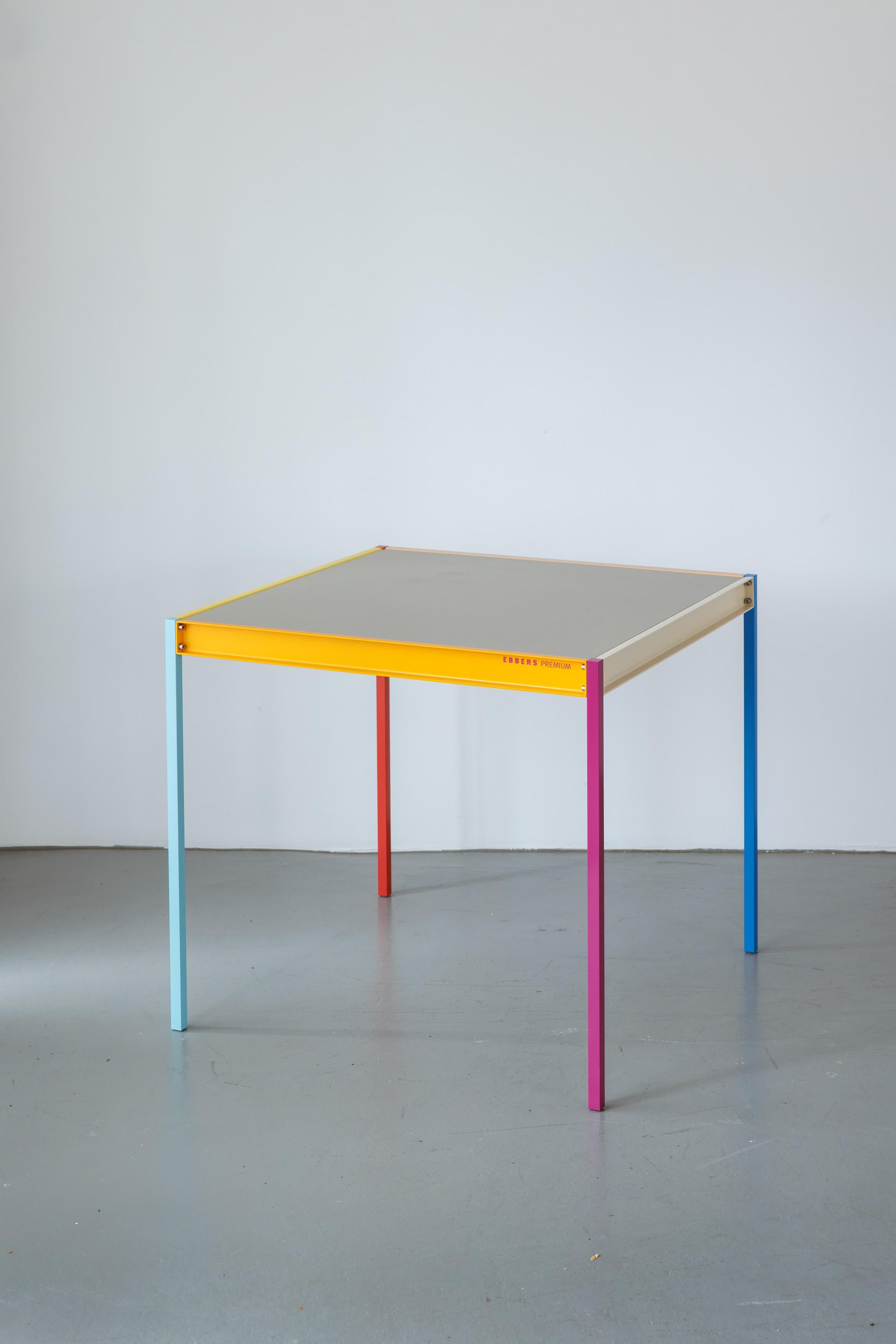 Modern Table - Colorful, Simple, Clean Design For Sale 6