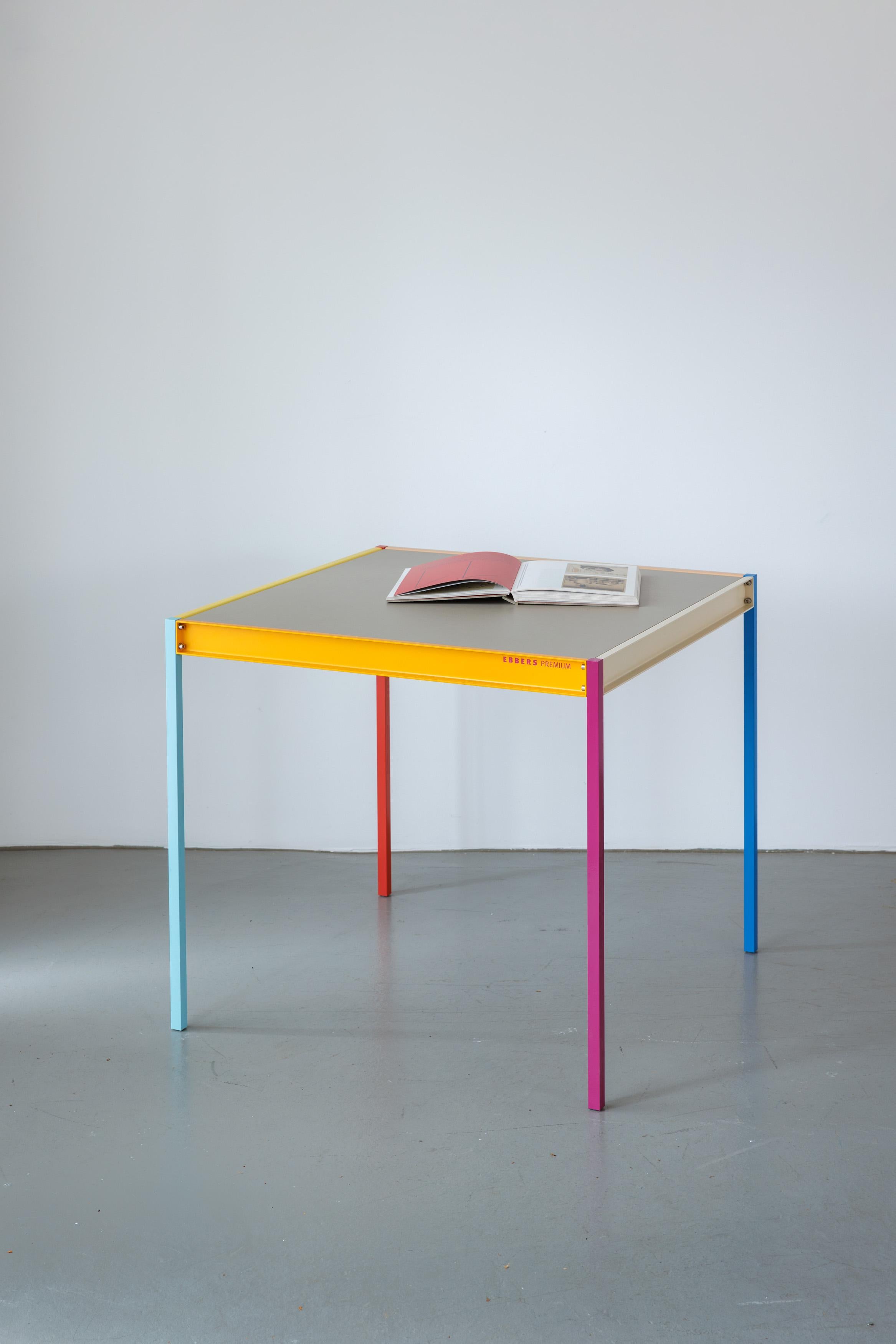 Modern Table - Colorful, Simple, Clean Design For Sale 7