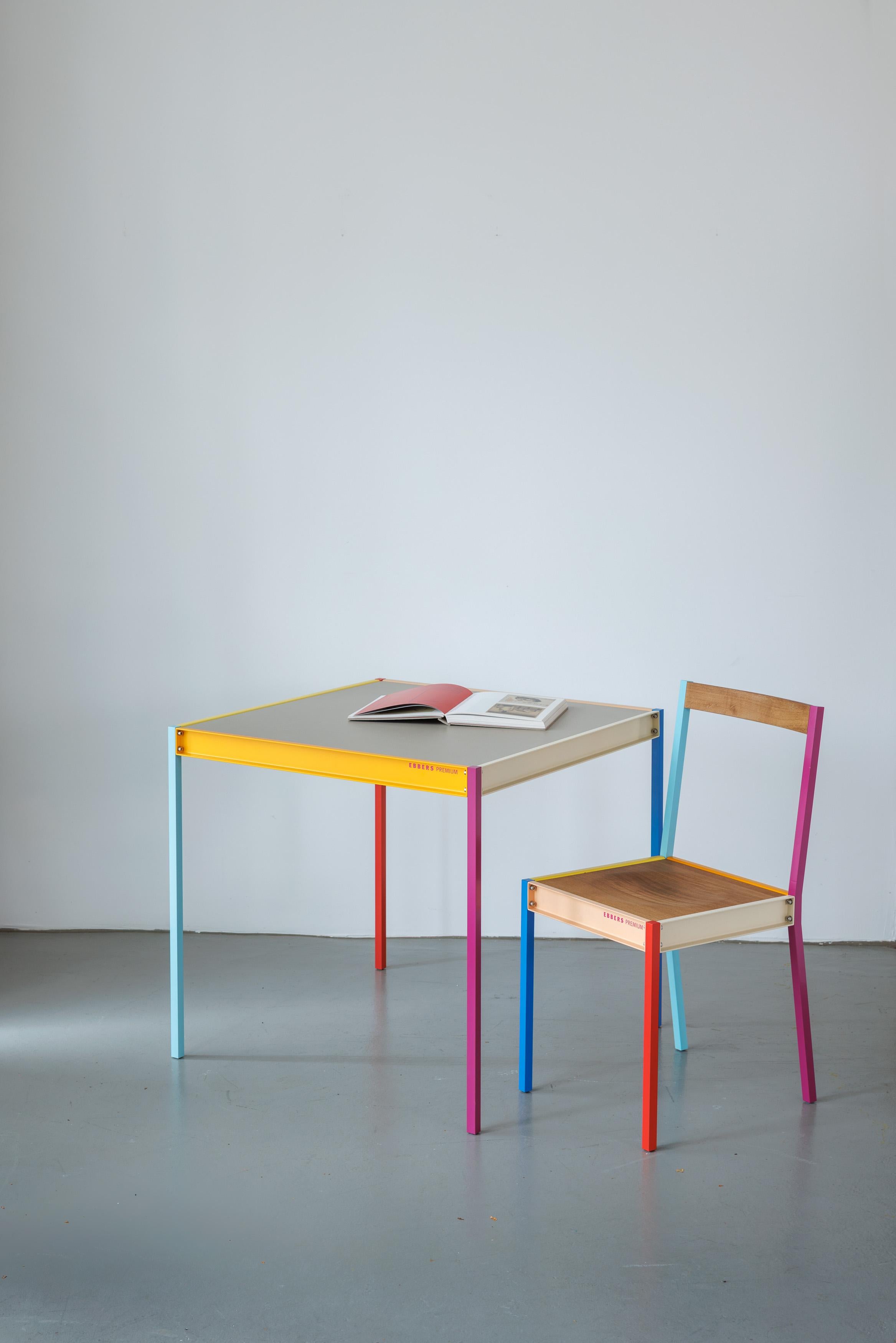 Modern Table - Colorful, Simple, Clean Design For Sale 8