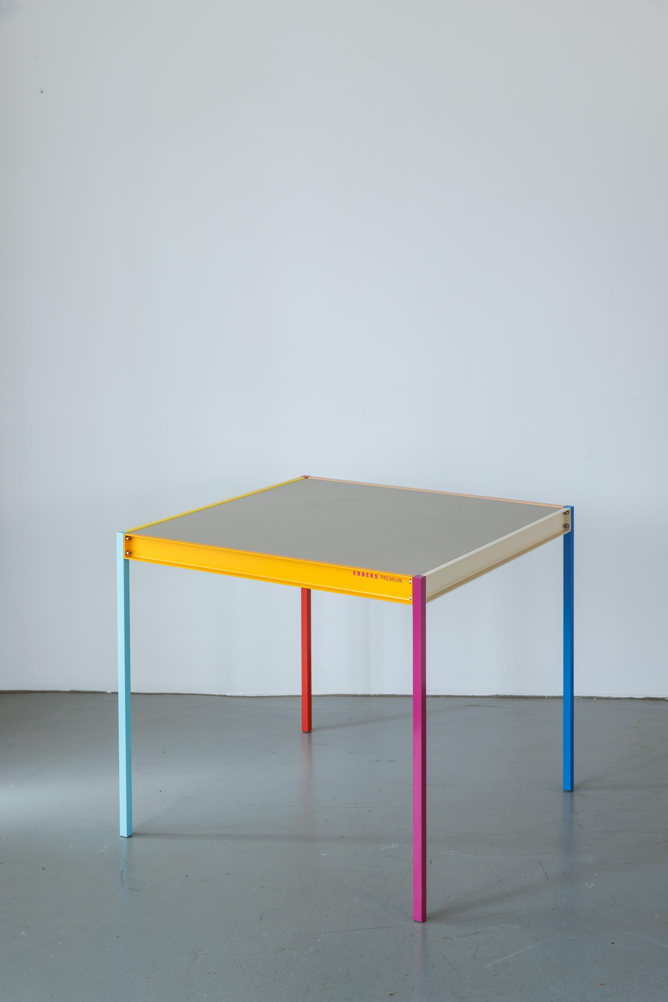 Modern Table - Colorful, Simple, Clean Design For Sale 10