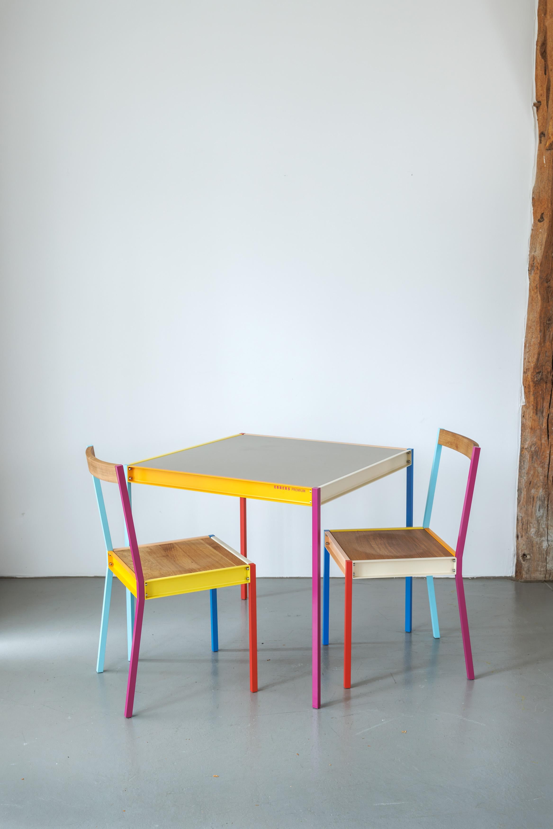 Modern Table - Colorful, Simple, Clean Design For Sale 11