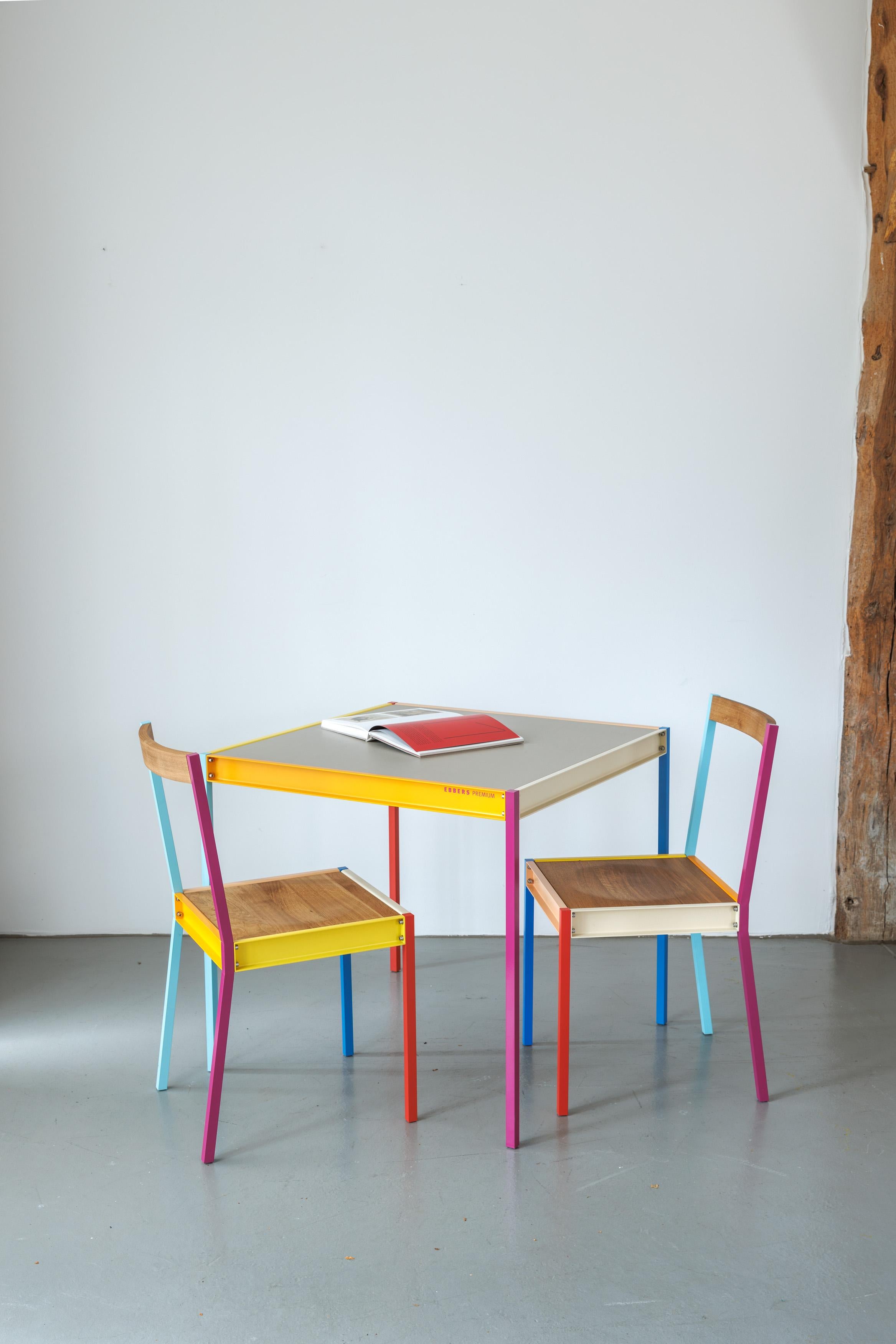 Modern Table - Colorful, Simple, Clean Design For Sale 1