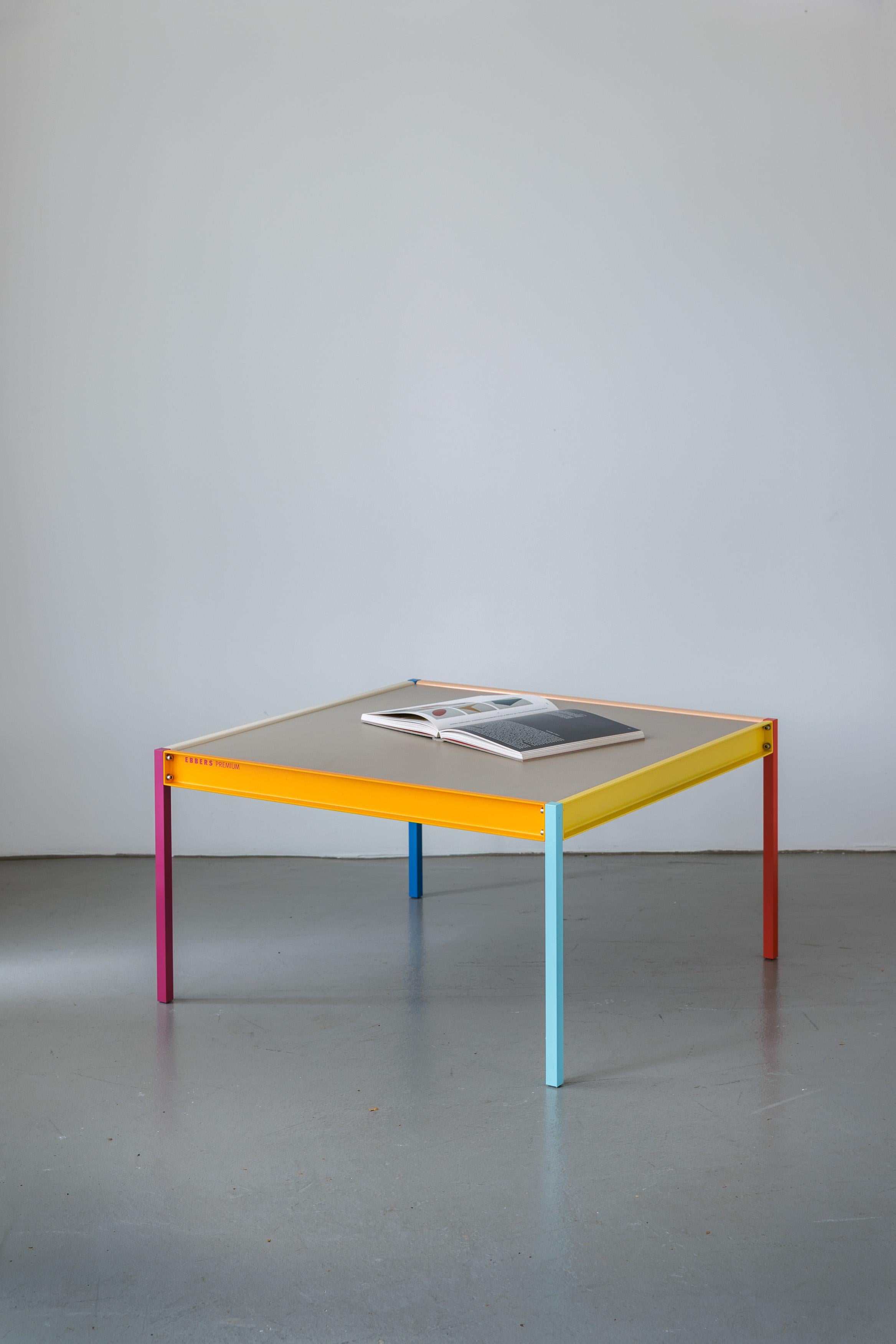 Coffeetable Modern Colorful, Simple, Clean Design For Sale 4