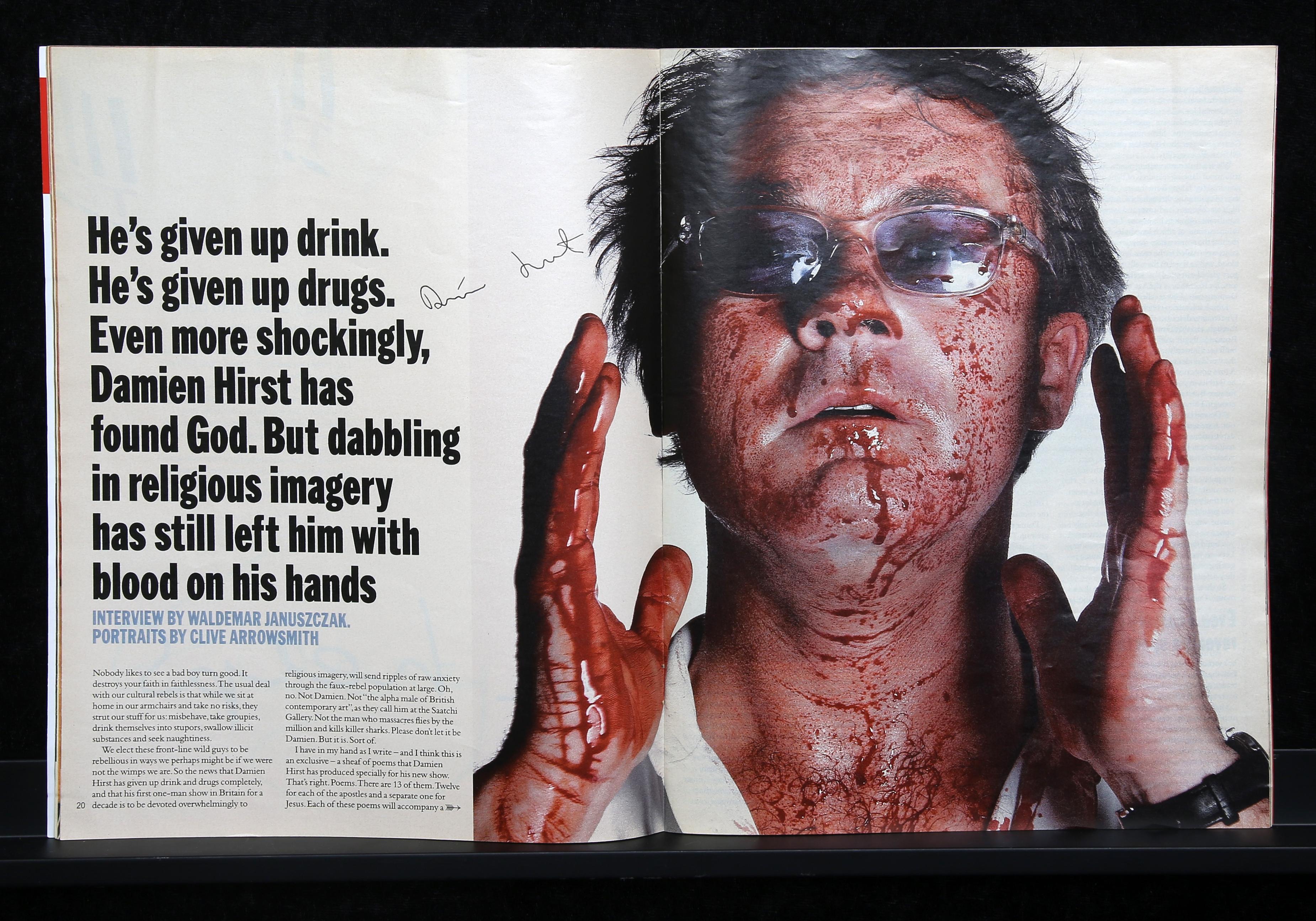 Damien Hirst signed 