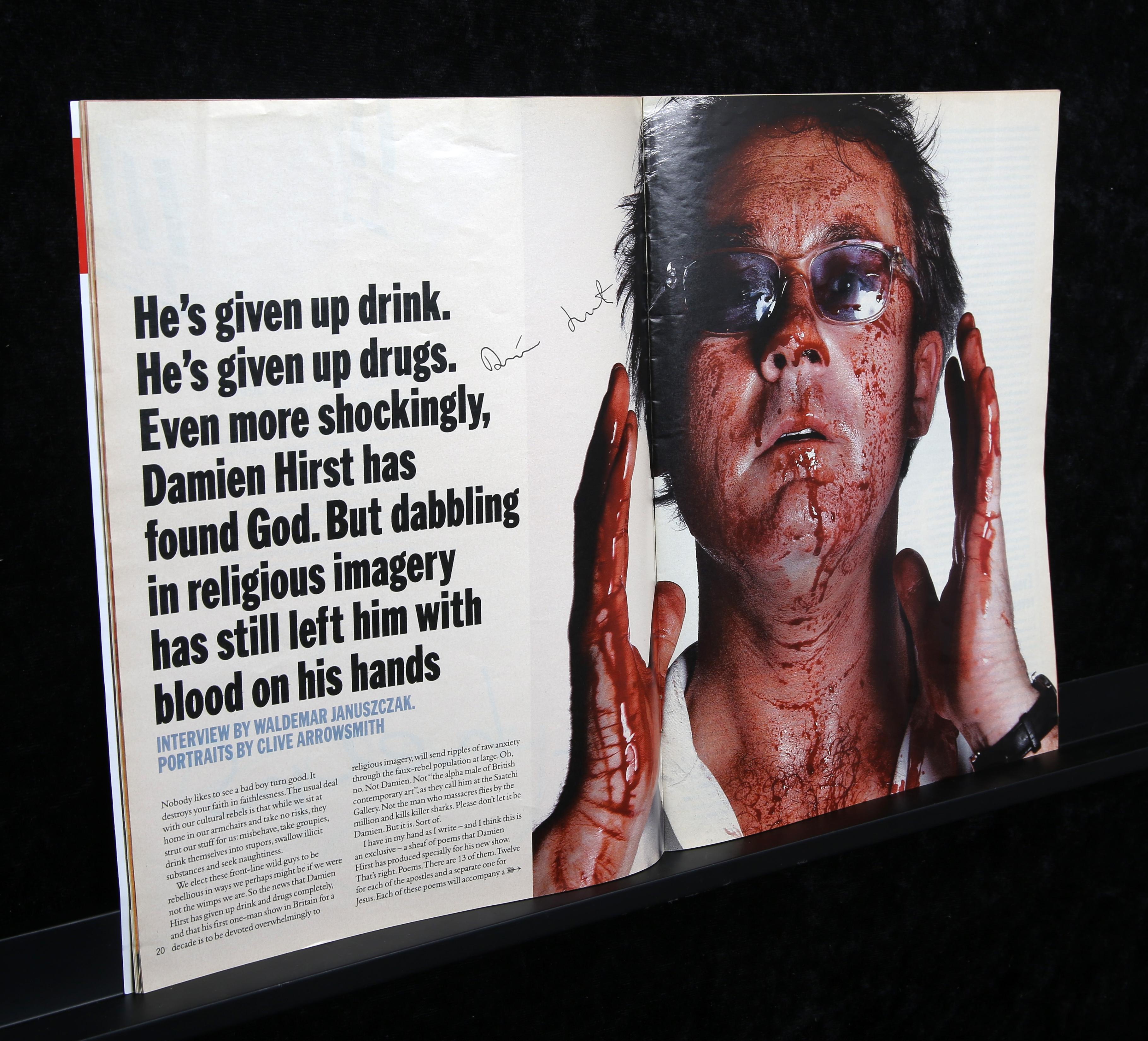 Damien Hirst signed 