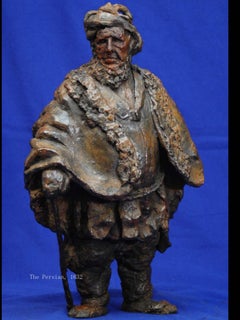 Used Rembrandt in Bronze - "The Persian" - Unique Etching Sculpture