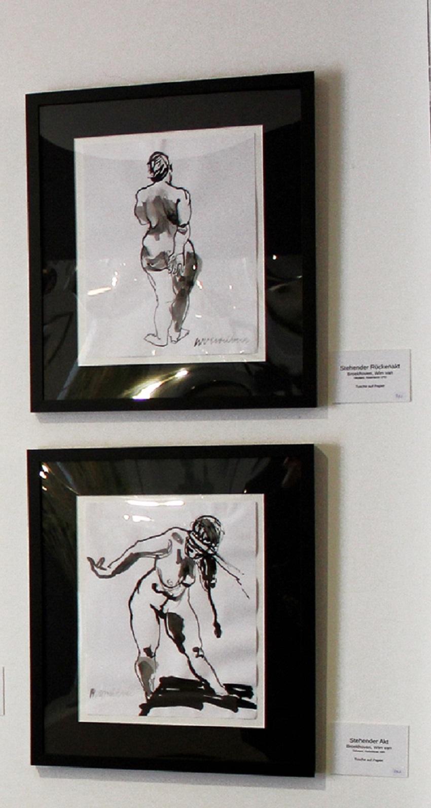 Wim van Broekhoven „ „Standing Back Nude““ Nude im Angebot 2