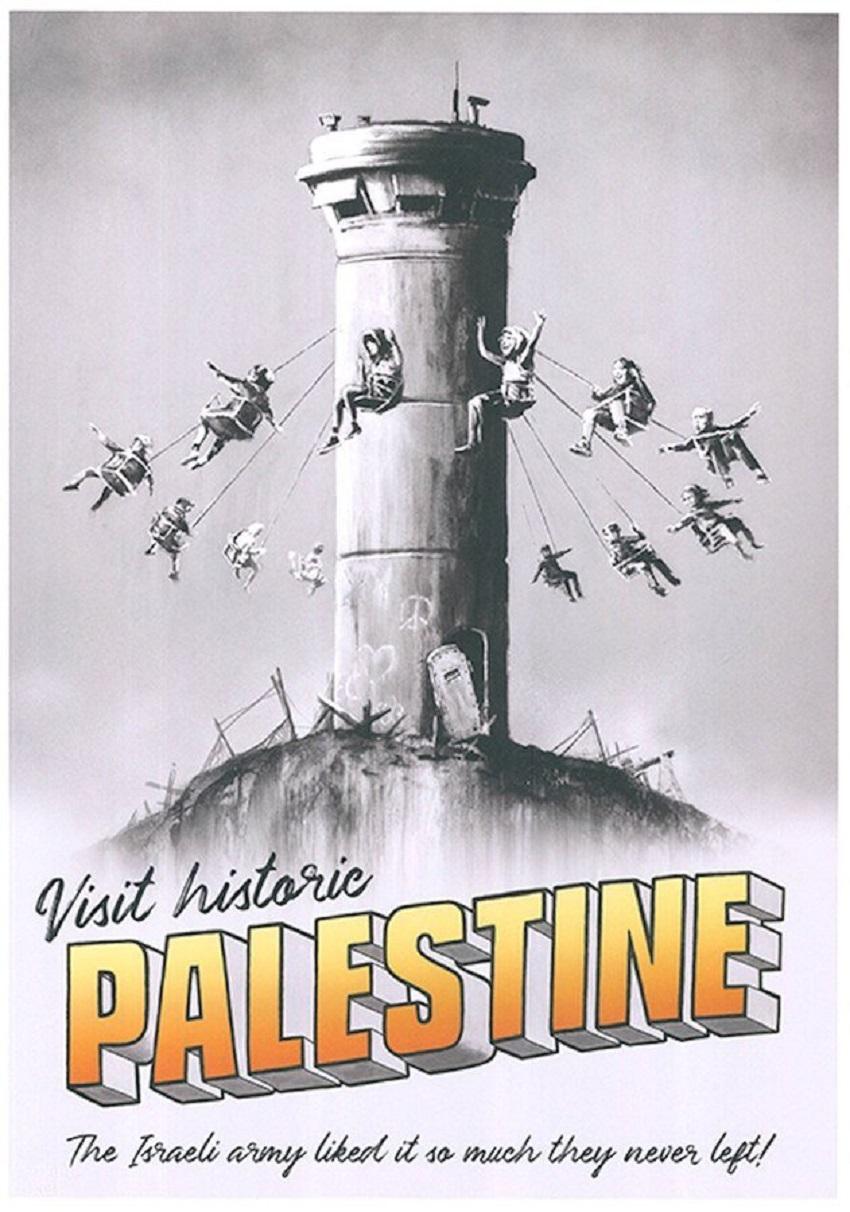 banksy visit historic palestine