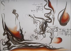 Chroessi Schnell - "Schizophrenic Landscape" - surrealist landscape drawing