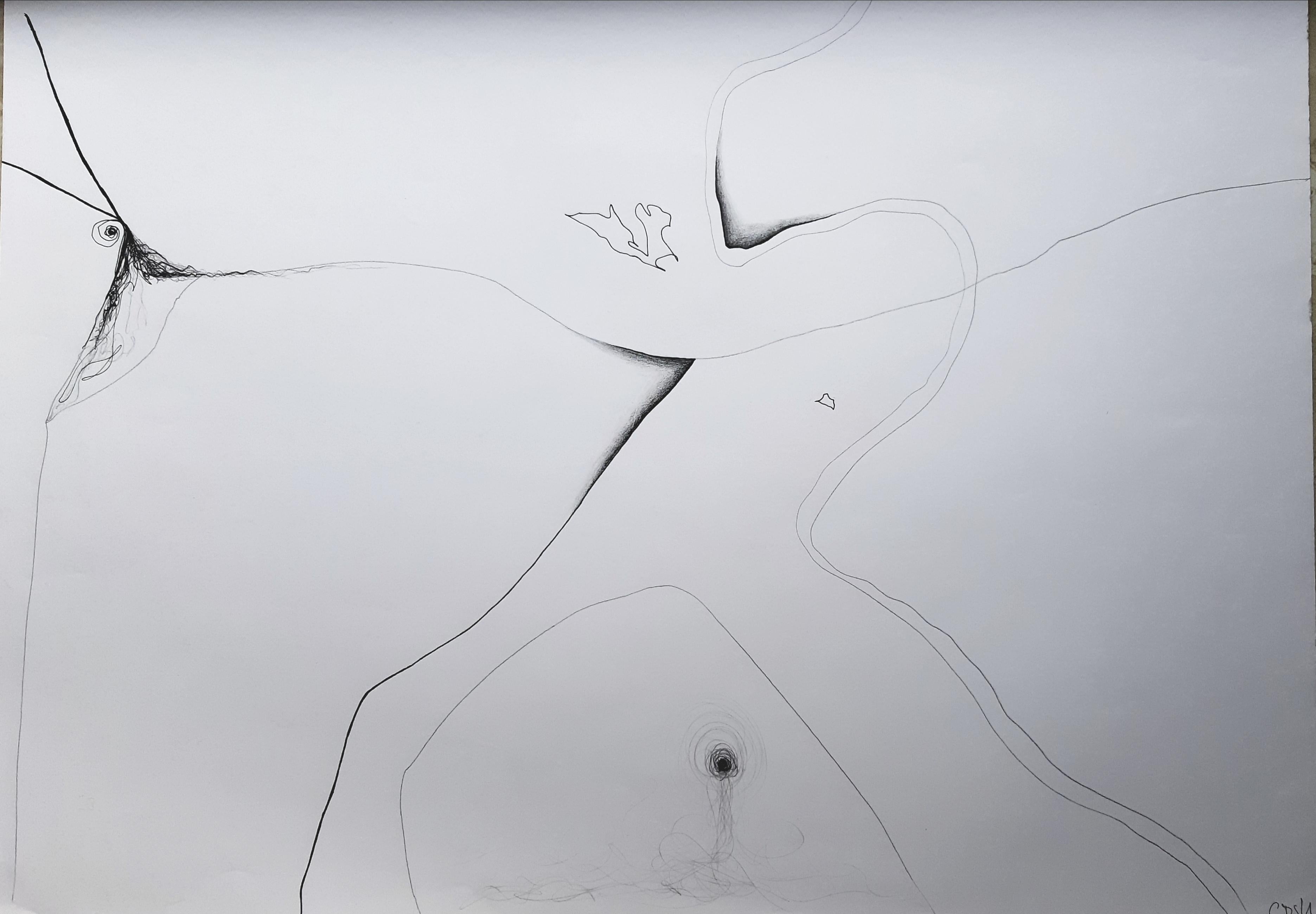 „Surreal Maps“ – surrealistische abstrakte Formen eines Traums von Gillessi Schnell (Surrealismus), Art, von Chroessi Schnell