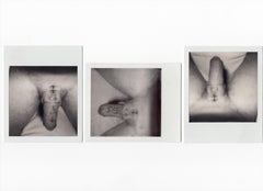Conf-used-ion; His, Hers, His. Rare Limited Edition, B&W Polaroid Nude, No. 1/2