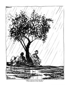 World War II "Willie and Joe" Prints - This Damn Tree Leaks