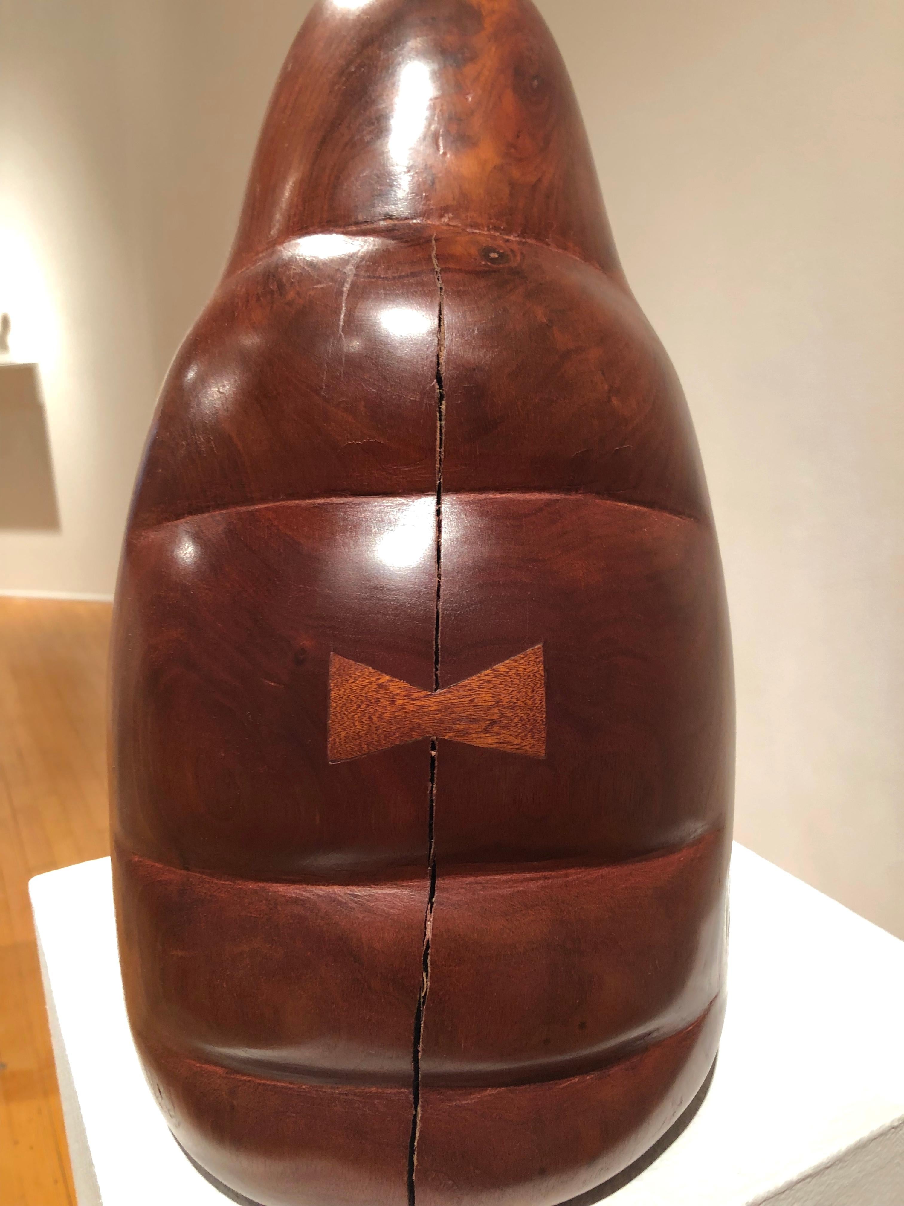 The Wrangler, 2018
walnut

Hand carved organic abstract sculpture made using reclaimed wood. Features bow tie splines.

John Maloof (of Vivian Maier fame) is an artist based in Chicago. The gallery is pleased to present his new body of work in