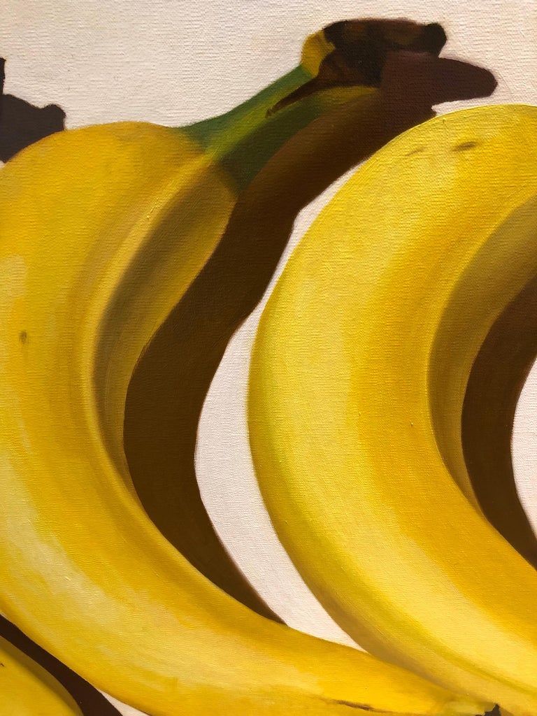 Thaddeus Cutler Banana Way, realistic original oil painting of