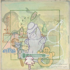 Looking for Alice, You Won't Know Who to Trust, layered images of animals toys