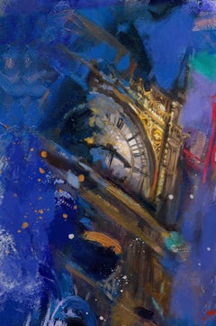 Dark Knight - Original oil on canvas painting by Blend Cota