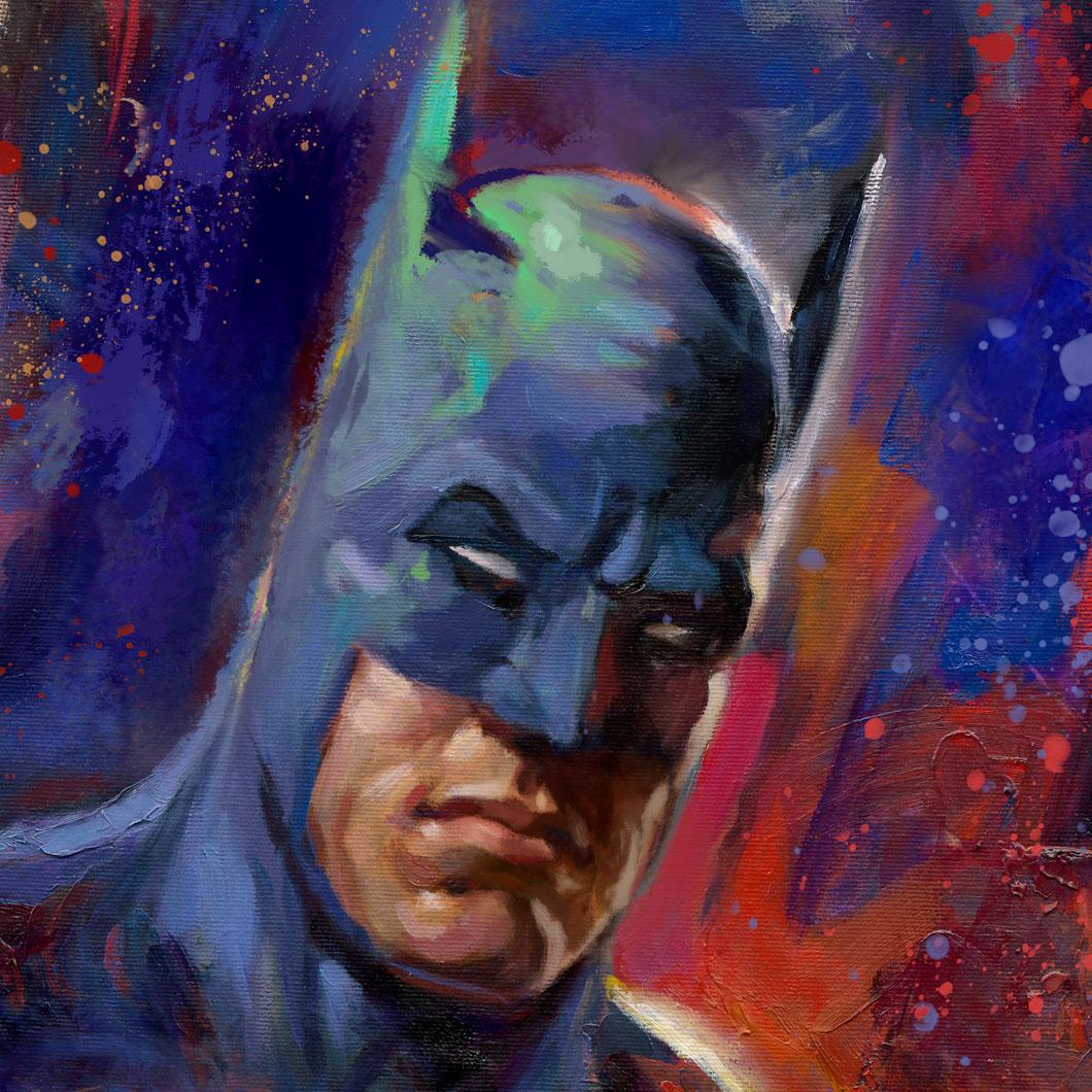 Dark Knight - Original oil on canvas painting by Blend Cota 1