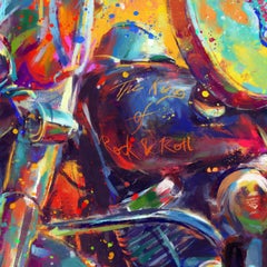 Elvis - The King of Rock ‘n’ Roll - Painting Authorized by Priscilla Presley