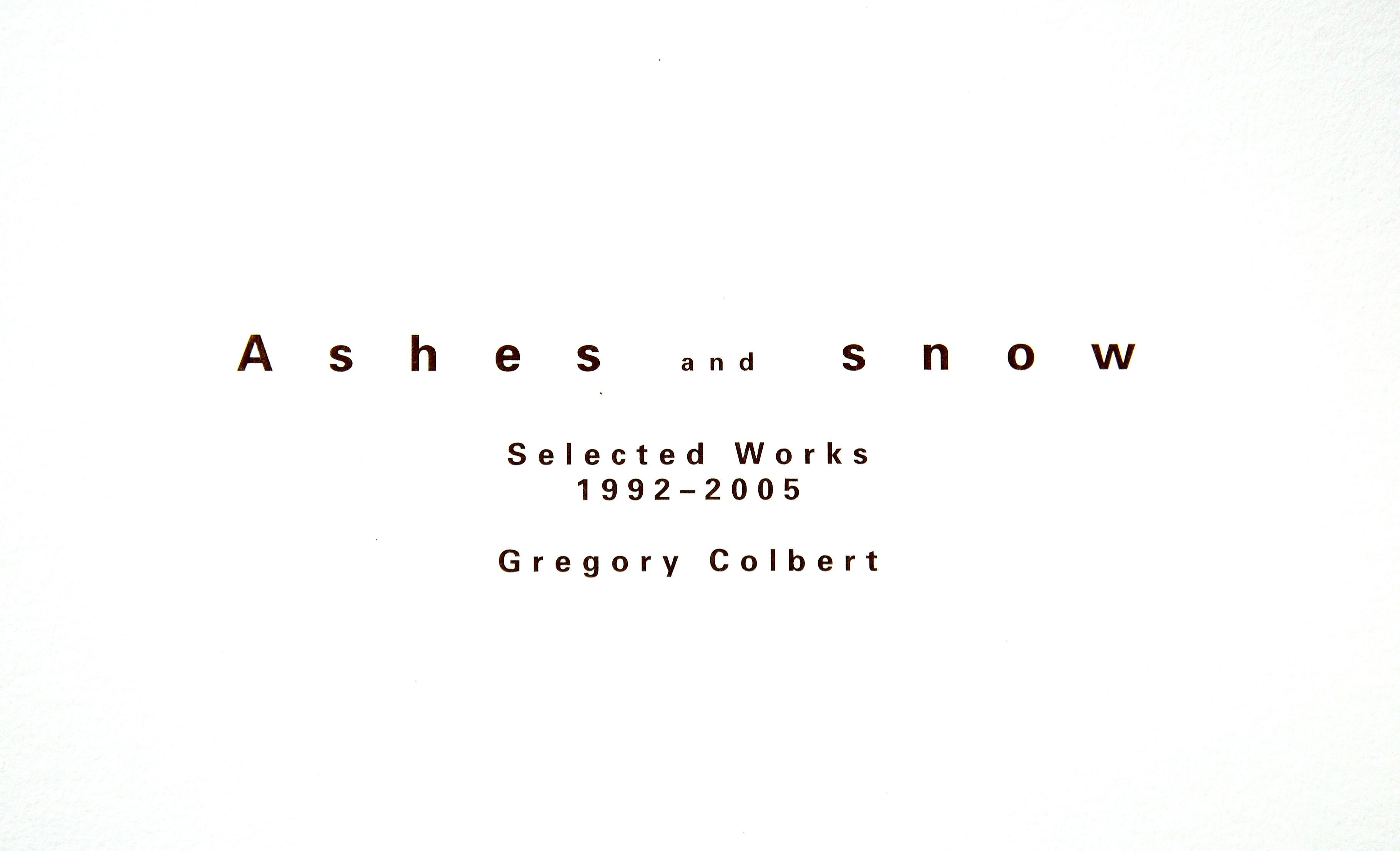 Ashes and Snow Selected Works: 1992–2005, Gregory Colbert Photographs For Sale 4