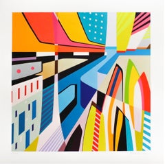 "Laguna" - Limited Edition Print  - Neon Colors - by Jessus Hernandez
