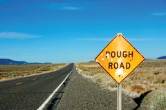 "Rough Road" - Limited Edition Print by Matthew Ehrmann / Road Sign