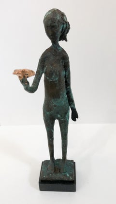 Hadiya Finley - "Bird in Hand" - Original Bronze Sculpture by Hadiya Finley "Bird in Hand" - Original Bronze Sculpture by Hadiya Finley