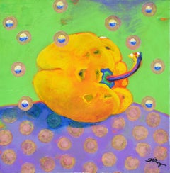 Popping Pepper - Original Painting by Linda Stelling