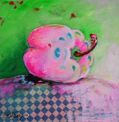 Pink Pepper - Original Painting by Linda Stelling