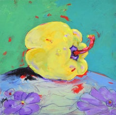 Petal Pepper - Original Painting by Linda Stelling