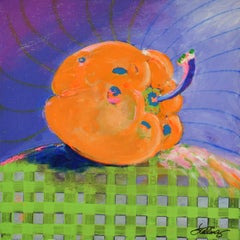 Peachy Pepper - Original Painting by Linda Stelling