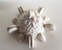 Sunburst Bundt Cake - Original Porcelain Sculpture by Jacqueline Tse - Skulls