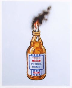 Tesco Value Petrol Bomb - Street Art, Urban. Graffiti, Contemporary