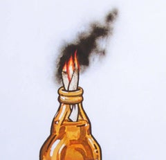 Tesco Value Petrol Bomb - Street Art, Urban. Graffiti, Contemporary