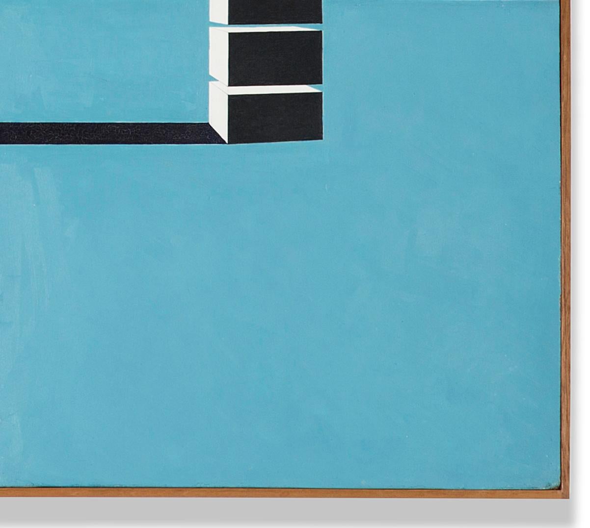 Block Structure - Painting by Kazuo Nakamura