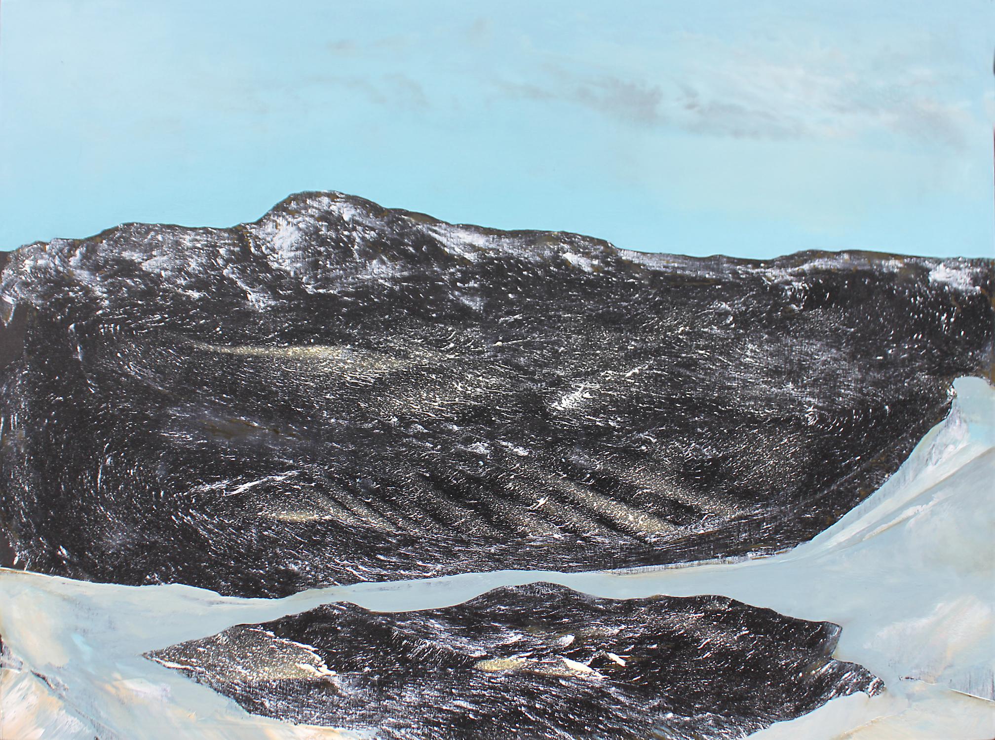 Andrew Rucklidge Landscape Painting - Glacier Budget