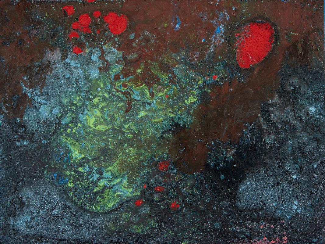 Coral Reef Grid, no. 21 painting - Mixed Media Art by Diane Burko