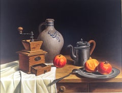 Coffee Mill and Westerwald Jug